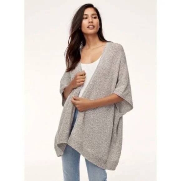 Aritzia Community Ionic Cape in Blue | s/xs - Picture 3 of 6